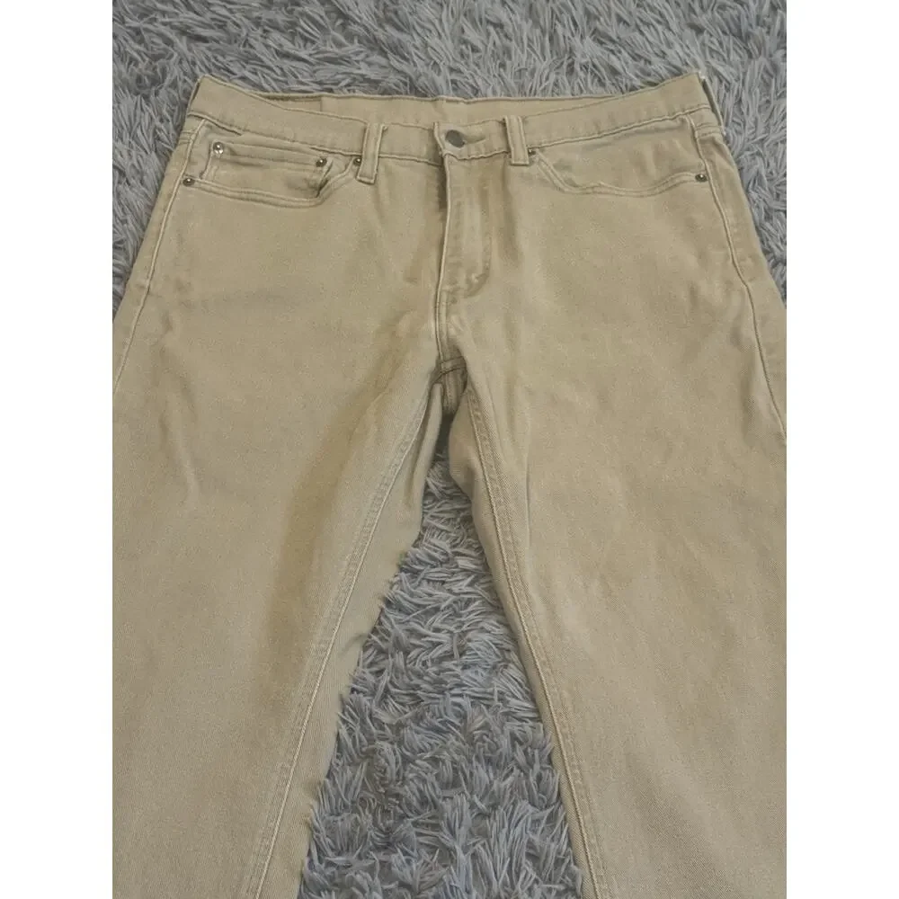 Levi's Jeans Men 34X32 Tan 541 Straight leg Cotton Mid Rise Preppy Casual